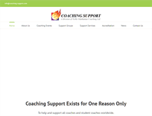 Tablet Screenshot of coaching-support.com